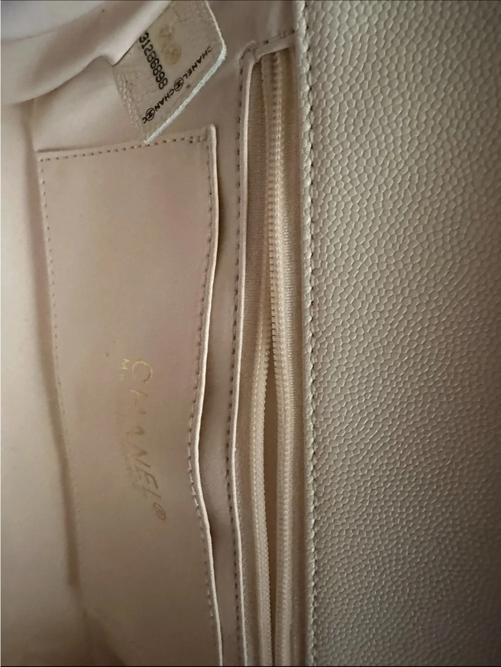 CHANEL White Quilted Mini Flap Top-Handle Crossbody